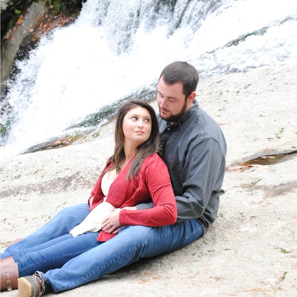 Red Draped Jacket - Picture 2 of 4